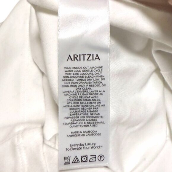 Aritzia  Sunday Best Besthug™ Little Ribbed White T-Shirt - Picture 7 of 8